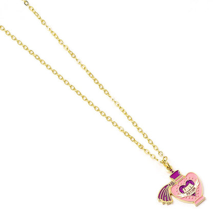 Love Potion Charm (Harry Potter) Metal Enamel Necklace with Glitter Detail