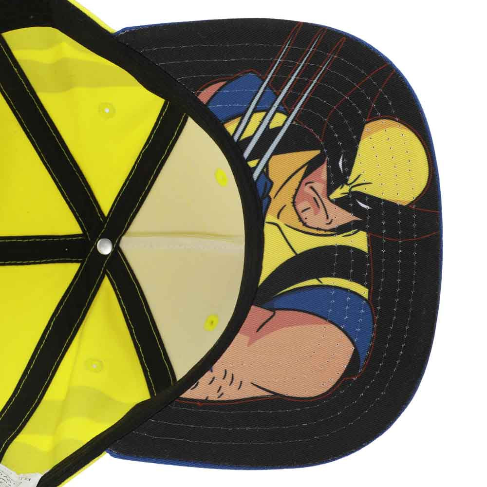 Wolverine Marvel XMen '97 Flat Bill Snapback Hat